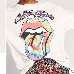 Daydreamer Rolling Stones tie dye tongue